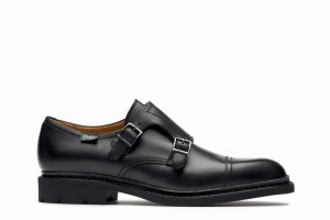 Paraboot Poe Derby Schuhe Herren Schwarz | ODE1767VC