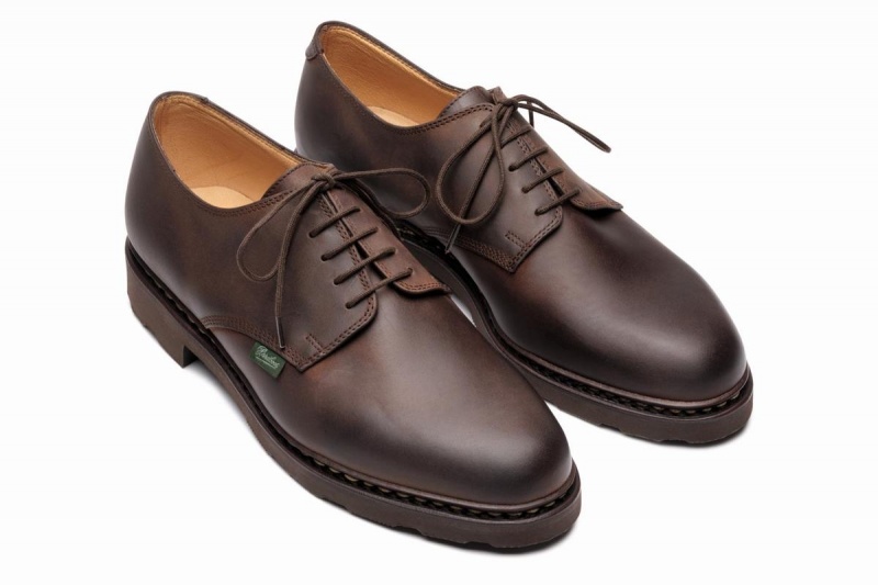 Paraboot Arles Derby Schuhe Herren Dunkelbraun | IMC783FQ