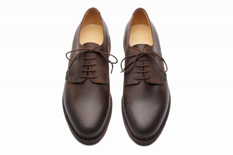 Paraboot Arles Derby Schuhe Herren Dunkelbraun | IMC783FQ