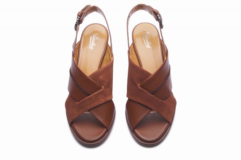 Paraboot Elbe Sandalen Damen Braun | SUN1865AX