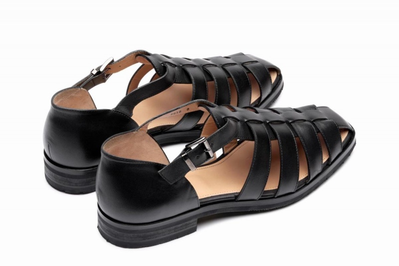 Paraboot Ferret Sandalen Herren Schwarz | XJT3166BK