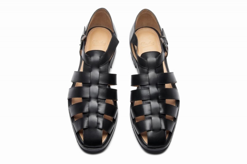 Paraboot Ferret Sandalen Herren Schwarz | XJT3166BK