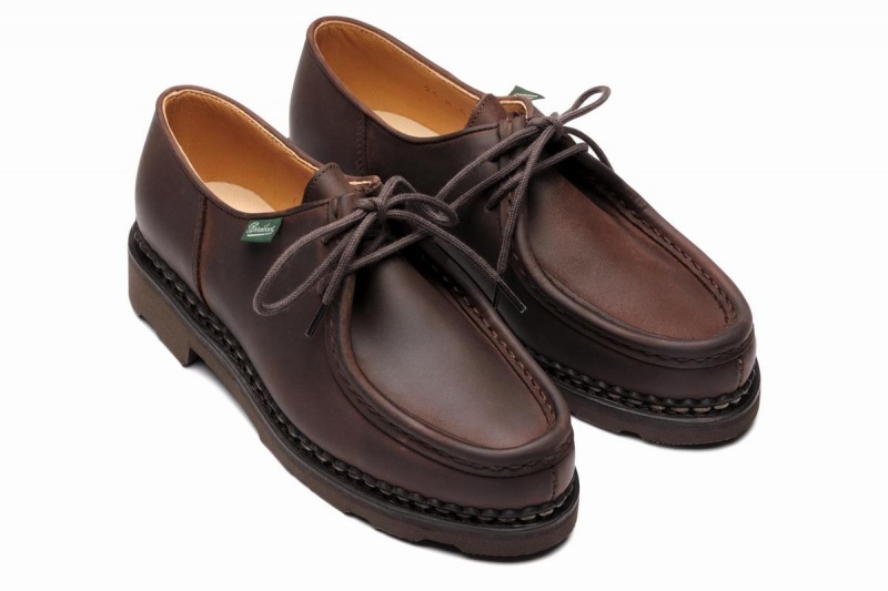 Paraboot Michael Derby Schuhe Damen Dunkelbraun | TJY2553PZ