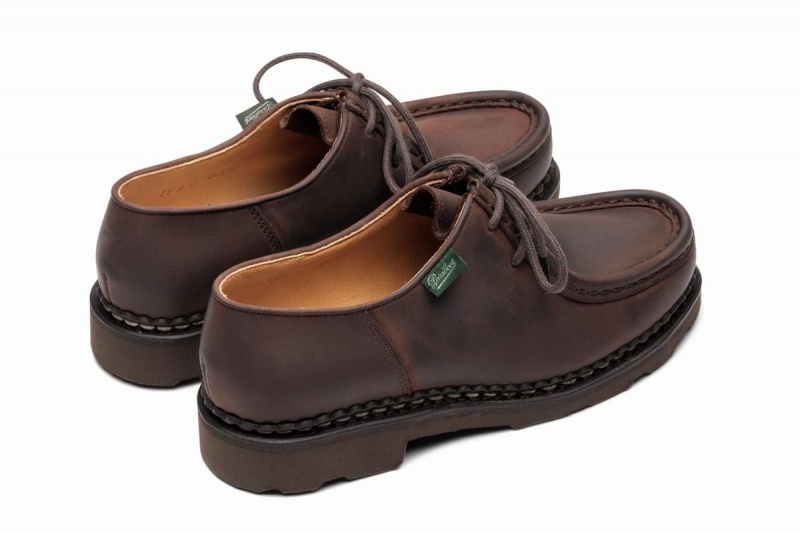 Paraboot Michael Derby Schuhe Damen Dunkelbraun | TJY2553PZ