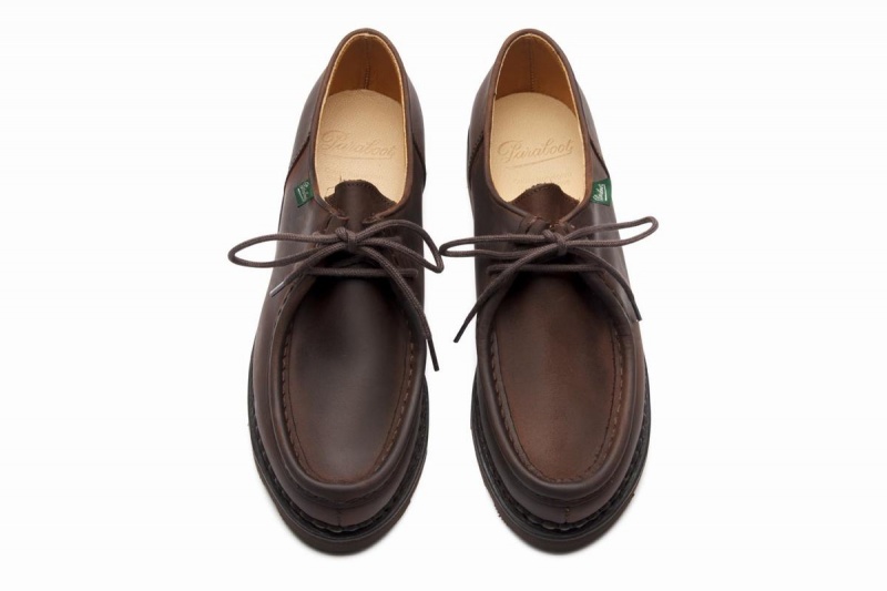 Paraboot Michael Derby Schuhe Damen Dunkelbraun | TJY2553PZ