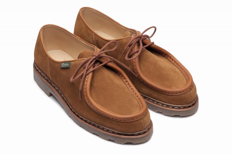 Paraboot Michael Derby Schuhe Herren Braun | NPO434FY