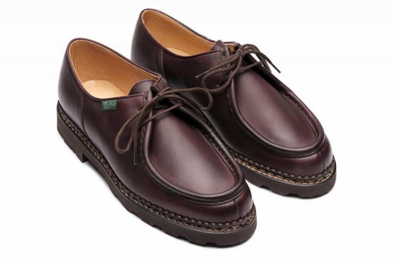 Paraboot Michael Derby Schuhe Herren Dunkelbraun | OIM115VJ