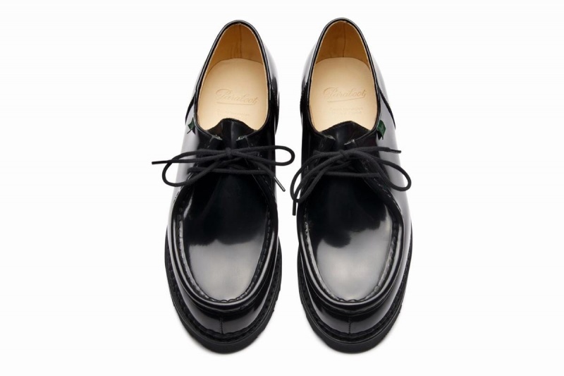 Paraboot Michael Derby Schuhe Herren Schwarz | QHD4712WP