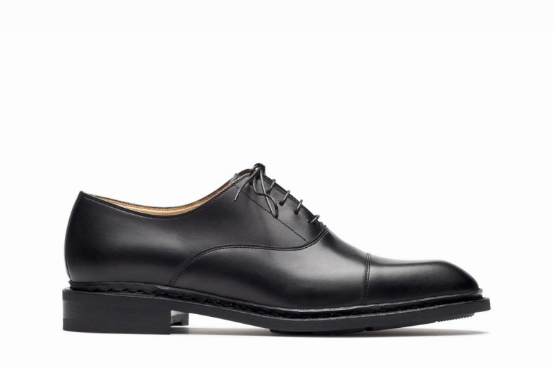 Paraboot Montaigne Oxford Schuhe Herren Schwarz | URZ978SD