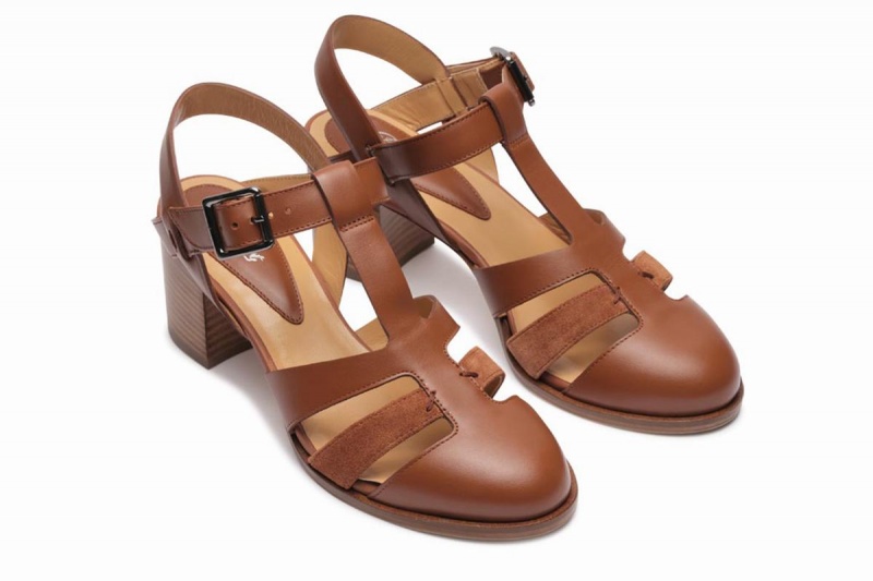 Paraboot Ponza Sandalen Damen Braun | AJN7556MP