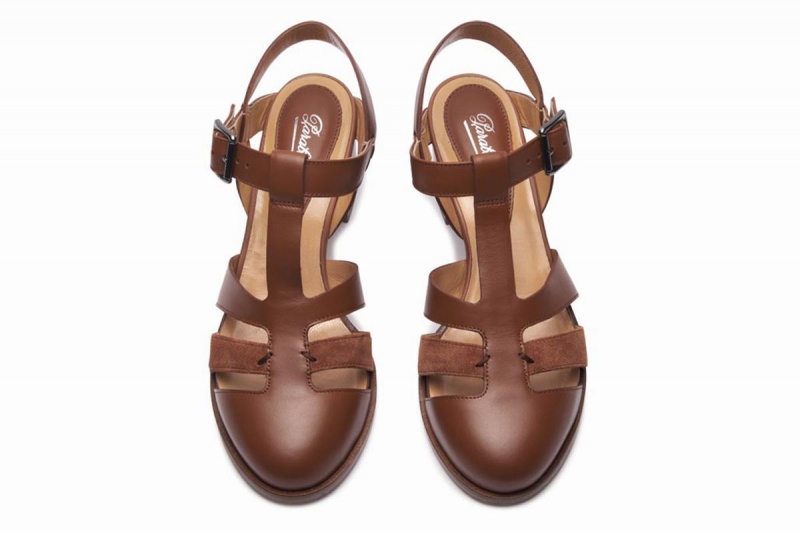 Paraboot Ponza Sandalen Damen Braun | AJN7556MP