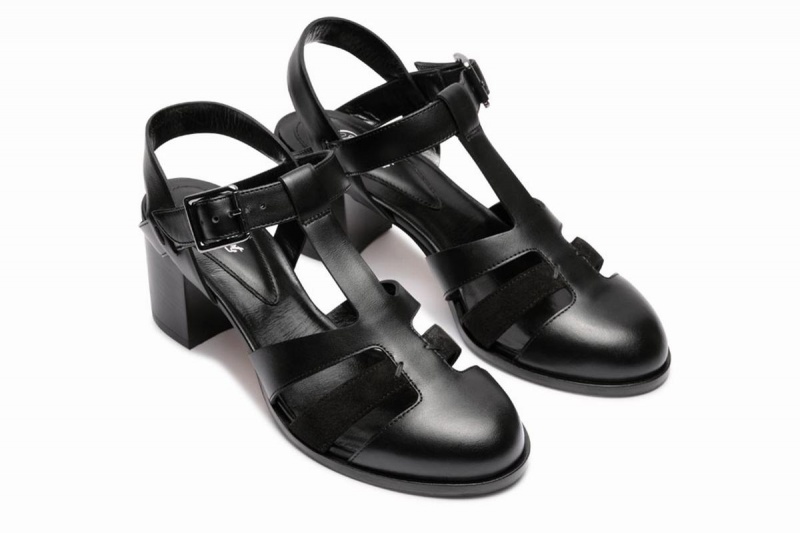 Paraboot Ponza Sandalen Damen Schwarz | SMB8269NS