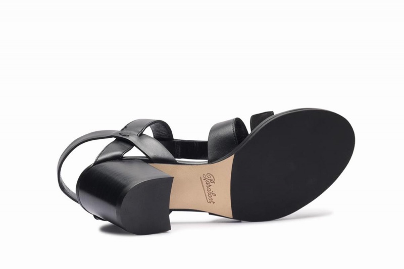 Paraboot Ponza Sandalen Damen Schwarz | SMB8269NS