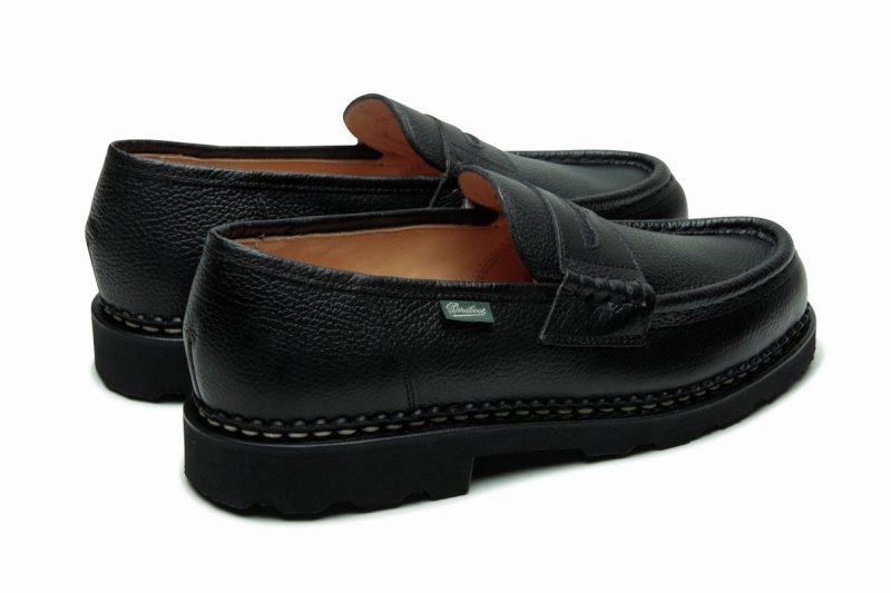 Paraboot Reims Halbschuhe Herren Schwarz | TZX374OR