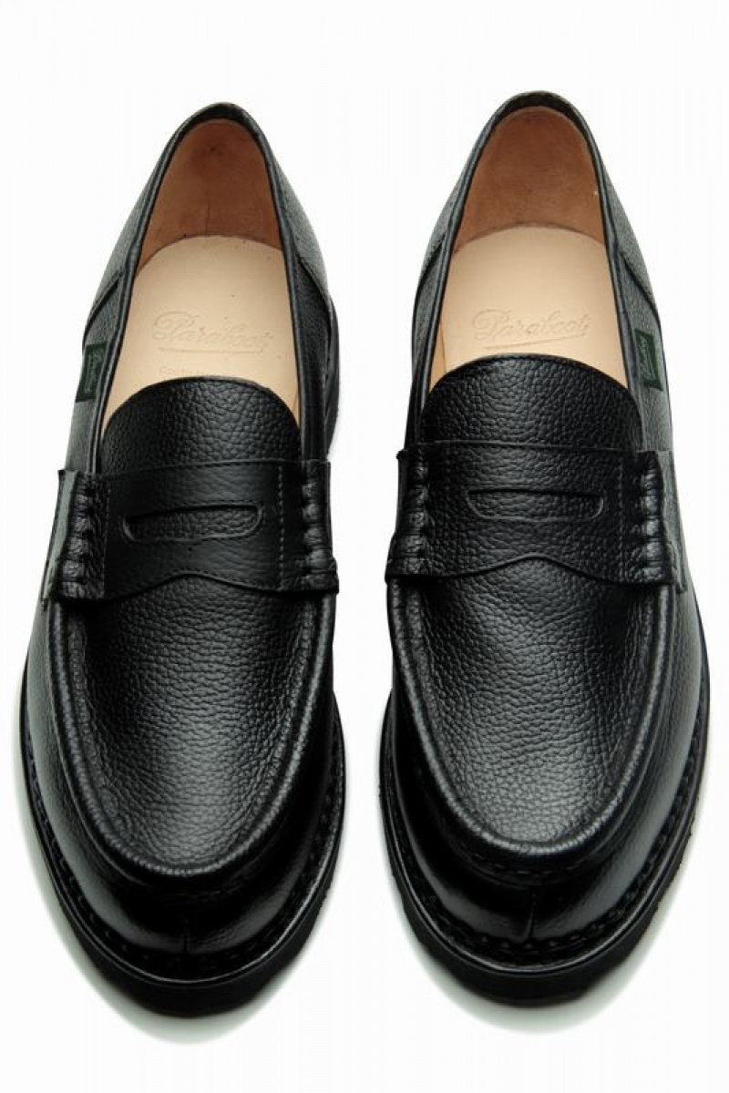 Paraboot Reims Halbschuhe Herren Schwarz | TZX374OR