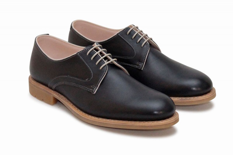 Paraboot Saphir Gy Derby Schuhe Damen Blau Schwarz | ULN4567SQ
