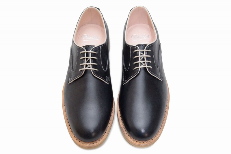 Paraboot Saphir Gy Derby Schuhe Damen Blau Schwarz | ULN4567SQ