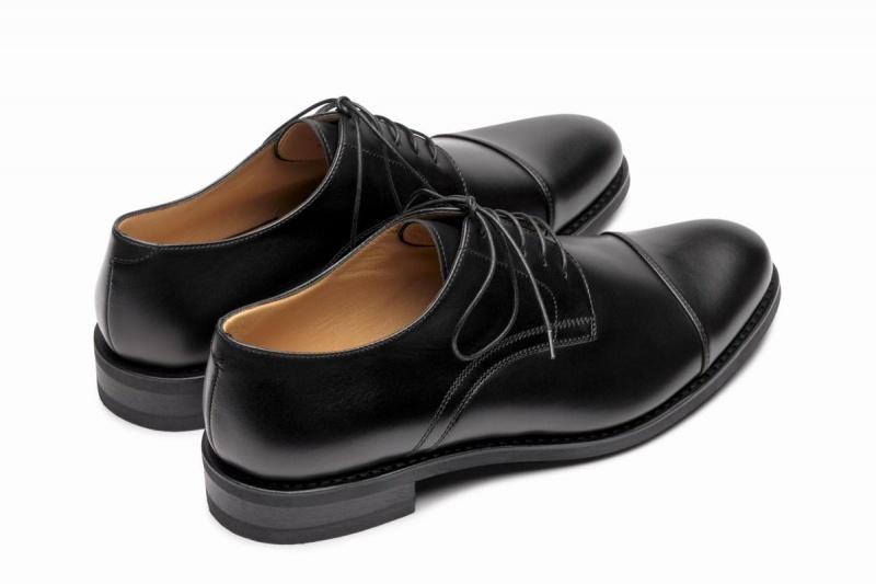 Paraboot Schubert Derby Schuhe Herren Schwarz | MGN9067OY