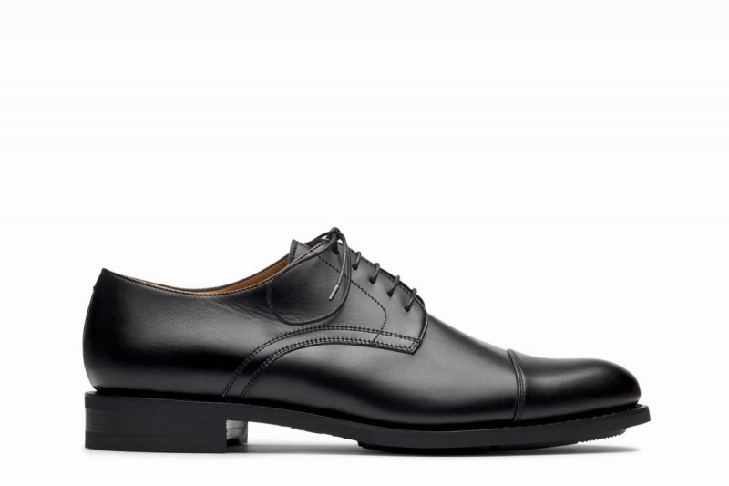 Paraboot Schubert Derby Schuhe Herren Schwarz | MGN9067OY
